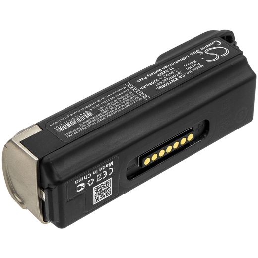 3.6V 3200mAh / 11.52Wh Li-ion Akku f.:Zebra Model: BT000262A01, BTRY-NWTRS-33MA-01, BTRY-NWTRS-33MA-02, BTRY-VC8X-20MA1-01, RS6000, WT6000, WT60A0, W