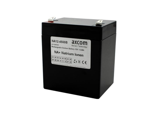 Axcom Natrium Ionen Akku 12V 4,5Ah mit 6,3mm Steckkontakten
