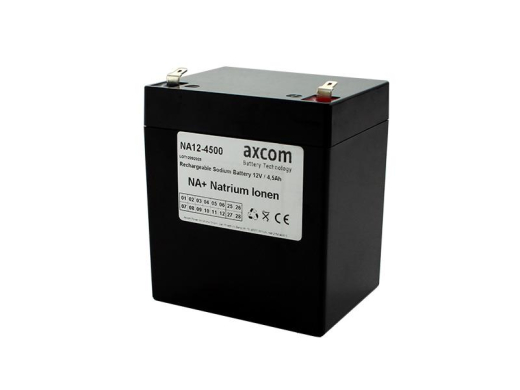 Axcom Natrium Ionen Akku 12V 4,5Ah mit 4,7mm Steckkontakten