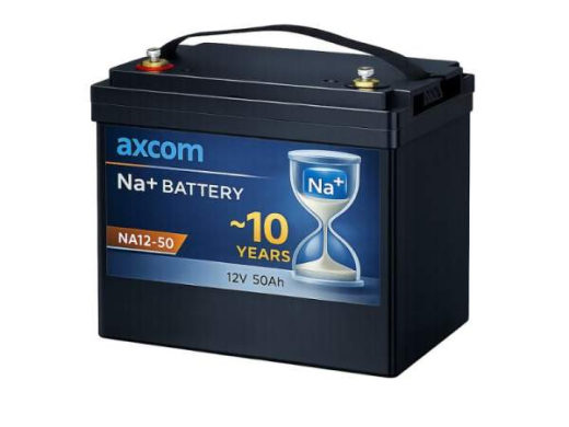 Axcom Natrium Ionen Akku 12V 50Ah mit M6 Kontakten