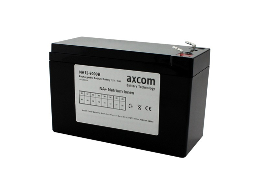 Axcom Natrium Ionen Akku 12V 9Ah mit 6,3mm Steckkontakten