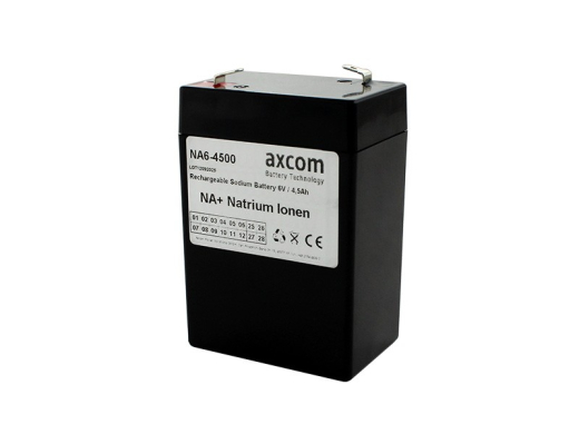 Axcom Natrium Ionen Akku 6V 4,5Ah mit 4,7mm Steckkontakten