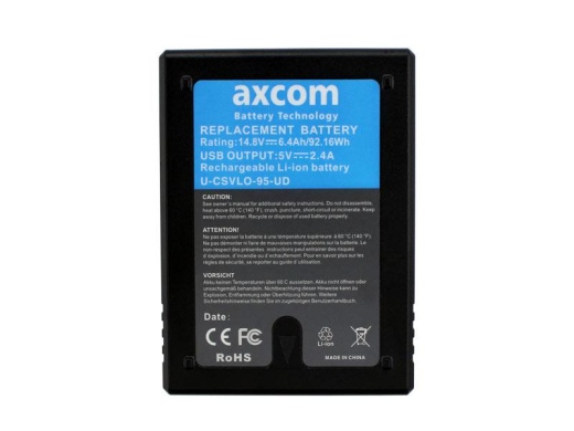 Li-Ion Micro Akku,9,II,(E) für Sony V Mount Cube BP-L40 - 14,8V/6,4Ah/ 94,72Wh USB und D-Tap