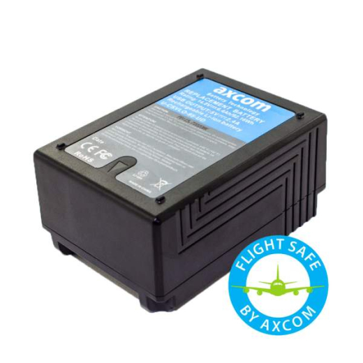Li-Ion Micro Akku,9,II,(E) für Sony V Mount Cube BP-L40 - 14,8V/6,4Ah/ 94,72Wh USB und D-Tap
