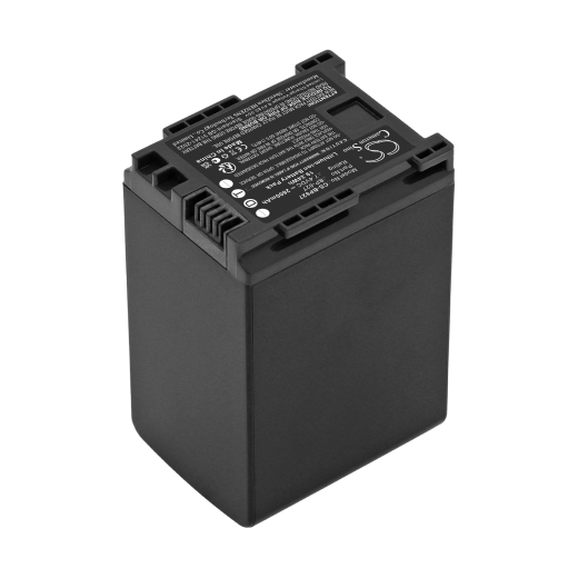 7.4V 2600mAh / 19.24Wh Li-ion Akku f.:Canon Model: BP-820, BP-827, BP-828, FS10, FS10 Flash Memory Camcorder, FS100, FS100 Flash Memory Camcorder, FS