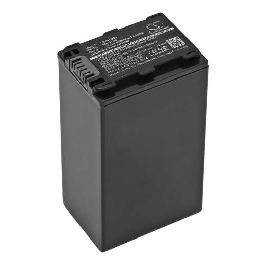 7.4V 4400mAh Li-ion Akku f.:Sony Model: NP-FH120, CR-HC51E, DCR-30, DCR-DVD103, DCR-DVD105, DCR-DVD105E, DCR-DVD106, DCR-DVD106E, DCR-DVD108, DCR-DVD