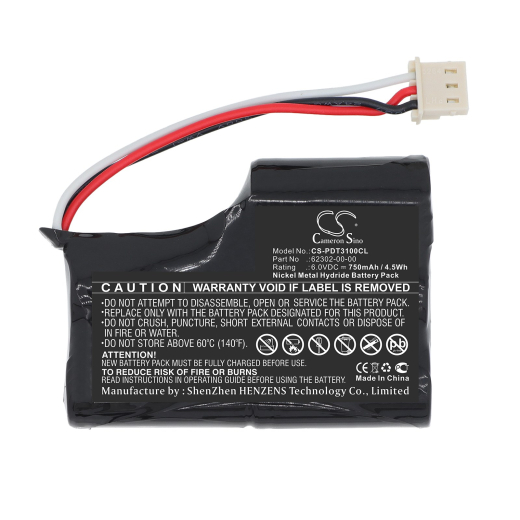 6.0V 750mAh Ni-MH Akku f.:Symbol Model: 62302-00-00, PDT 3100, PDT 3110, PDT 3120, PDT 3140