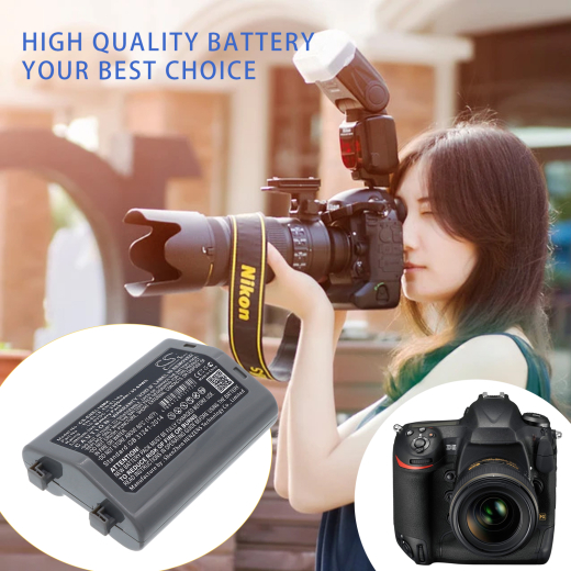 10.8V 3300mAh / 35.64Wh Li-ion Akku f.:Nikon Model: EN-EL18, EN-EL18a, D4 DSLR, D4S, D5, D500, D800, D800E, D810, D810A, D850