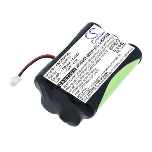 6.0V 750mAh Ni-MH Akku f.:Symbol Model: 21-19022-01, H4071-M, LS4070, LS4071, LS4074, LS7075