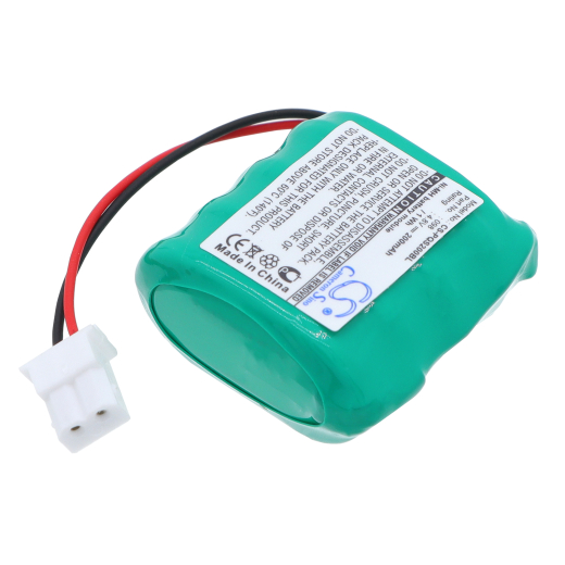 4.8V 200mAh Ni-MH Akku f.:HandHeld Model: 3120334201, 31203342-01, Quick Check QC150, Quick Check QC200