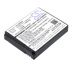3.7V 1100mAh/4.07Wh Li-ion Akku f.:GoPro Model: ABPAK-001, AHDBT-001, AHDBT-002, HD Helmet Hero, HD Hero, HD Hero 2, HD Hero 960, HD Hero Naked, HD M