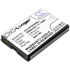 3.7V 3000mAh / 11.10Wh Li-ion Akku für: AT&T Model: BAT-40, IFWA-40, Wireless Internet Wi-Fi Hotspo