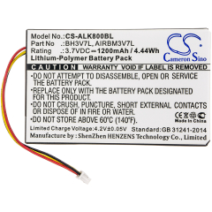 3.6V 700mAh / 2.52Wh 700mAh / 2.52Wh Akku f.:HBC Model: 04.909, BI2090B1, Cubix 700mAh / 2.52Wh
