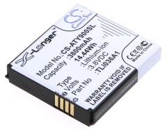3.8V 3800mAh / 14.44Wh Li-ion Akku für: Alcatel Model: TLi036A1, One Touch Link Y900, Y900NB, One Touch Link 4G+, One Touch Link 4G+ LTE, OneTouch Y90