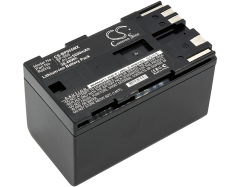 7.4V 5200mAh / 38.48Wh Li-ion Akku f.:Canon Model: BP-955, EOS C100, EOS C100 Mark II, GL2, XF100, XF105, XF300, XF305, XH A1, XH A1S, XH G1, XL H1,