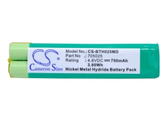 4.8V 750mAh / 3.60Wh Nickel-Metallhydrid Akku für: MettlerToledo Model: AR-BA, AutoRep E