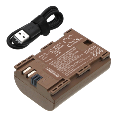 7.2V 2400mAh / 17.28Wh Li-ion Akku f.:Canon Model: LP-E6, LP-E6N, LP-E6NH, LP-E6P,  5D Mark III, EOS 5D Mark II, EOS 5D Mark III, EOS 5D Mark IV, EOS