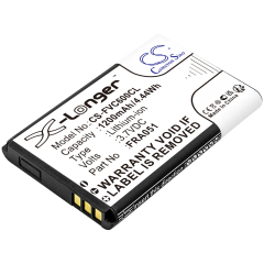 3.7V 1200mAh / 4.44Wh Li-ion Akku f.:FRITZ!FON Model: 312BAT026, 312BAT030, FRA051,  C6, C6 DECT, X6