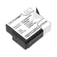 3.85V 1250mAh / 4.81Wh Li-ion Akku f.:GoPro Model: 601-10197-00, 601-27537-000, AABAT-001, AABAT-001-AS, AHDBT-501, AHDBT-801, SPJB1B,  601-10197-00,