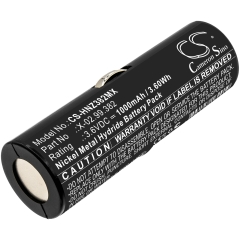 3.6V 1000mAh / 3.60Wh Nickel-Metallhydrid Akku für: Heine Model: B12043, BATT/110904-A1, X-002.99.382, X-02.99.380, X-02.99.382