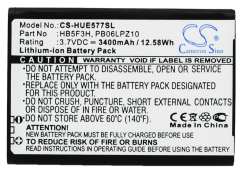 3.7V 3400mAh / 12.58Wh Li-ion Akku für: Huawei Model: HB5F3H, HB5F3H-12, PB06LPZ10, PBD06LPZ10, E5372T, E5372TS-32, E5377, E5377T, E5775, GL06P