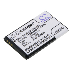 3.7V 1250mAh / 4.63Wh Li-ion Akku f.:Honeywell Model: 26111710, 3159122, 55-003233-01, BAT-MOB00, PS1615000794, 70e, 75e, Captuvo 70e, Captuvo 75e, C