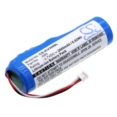 3.7V 2600mAh / 9.62Wh Li-ion Akku f.:Honeywell Model: AB5, CV30