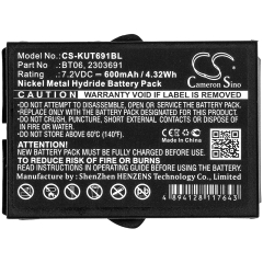 7.2V 600mAh / 4.32Wh 600mAh / 4.32Wh Akku f.:IKUSI Model: 2303691, BT06, 2303691, TM60, TM61, TM61Transmitters, TM62, TM62 Transmitters 600mAh / 4.32