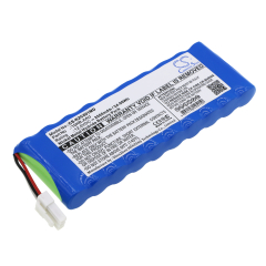 12.0V 2000mAh / 24.00Wh Nickel-Metallhydrid Akku für: Kenz Cardico Model: 10HR-AAU, ECG-601, Cardico 601