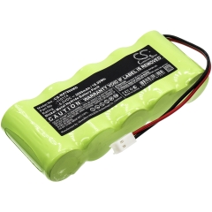 6.0V 3000mAh / 18.00Wh Nickel-Metallhydrid Akku für: NONIN Model: 110174, 5353, B10001, Pulsoximter 8600, Pulsoximter 8604, Pulsoximter 8700, Pulsoxim
