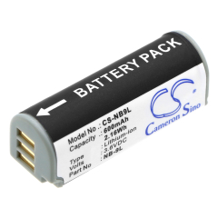 3.6V 600mAh / 2.16Wh Li-ion Akku f.:Canon Model: NB-9L, IXUS 1000 HS, IXY 1, IXY 3, IXY 51S, IXY50S, PowerShot ELPH 510 HS, PowerShot ELPH 520 HS, Po