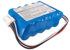 12.0V 3800mAh / 45.60Wh Nickel-Metallhydrid Akku für: Nihon Kohden Model: 10HP-4/3FAUR-NK, 10HR-4/3FAUC-NK, 6011, 608237, AMED2131, B11419, I2300, I23