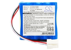 9.6V 3800mAh Ni-MH Akku für Nihon Kohden PVM-2700/ 2701 / 2703 - Typ X076/ SB-201P