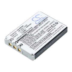 3.7V 600mAh / 2.22Wh Li-ion Akku f.:VOIGTLANDER Model: 02491-0015-00, 02491-0037-00, BATS4, NP-900, Virtus D4, Virtus D5, Virtus D6, Virtus D600, Vir