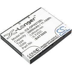 3.7V 3000mAh / 11.10Wh Li-ion Akku f.:Opticon Model: BAT3000, T65114B00028, H-27, H-27 1D, H-27 2D