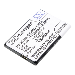 3.7V 1750mAh / 6.48Wh Li-ion Akku f.:Panasonic Model: KX-PRA10, KX-PRX110, KX-PRX110GW, KX-PRX120, KX-PRX120GW, KX-PRX150, KX-PRX150GW