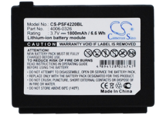 3.7V 1800mAh / 6.66Wh Li-ion Akku f.:Falcon Model:, PSC 4220, PSC 4220-1011R, PSC 4223