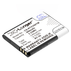 3.7V 900mAh / 3.33Wh Li-ion Akku f.:Retevis Model: RT-35, RT35