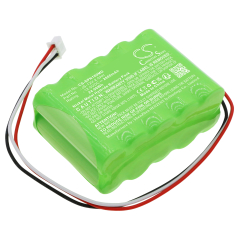 12.0V 2000mAh / 24.00Wh Nickel-Metallhydrid Akku für: SinoMDT Model: JS-12V-2.0AH, Infusion Pump SN-1600V, SN-50F6, SN-50C6