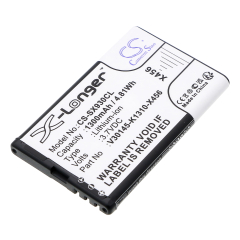 3.7V 1300mAh / 4.81Wh Li-ion Akku f.:Siemens Model: V30145-K1310-X456, Gigaset SL930, Gigaset SL930A, Gigaset SL930h