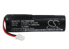 3.7V 2800mAh / 10.36Wh Li-Ionen Akku für: Thermo Scientific Model: 22688-VAN, TS 22688, Y/W0823, S1 Pipet Filler