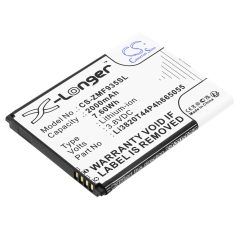 3.8V 2000mAh / 7.60Wh Li-ion Akku für: ZTE Model: Li3820T44P4h665055, MF935