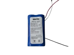 Li-Ion Akku-Pack für LED Stirnlampe Typ MP61R-2 - 3,6V/6700mAh