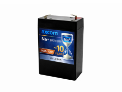 Axcom Natrium Ionen Akku 6V 3,9Ah mit 4,7mm Steckkontakten passend für Nellcor Pulsoximeter NPB190,195 - 640119