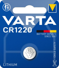 Varta Knopfzelle CR1220 Lithium 3V (1er Blister)